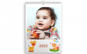 Calendario A4 Baby Animals White